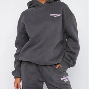 White Fox Offstage Women's Oversized Hoodie Volcanic Pink S/M